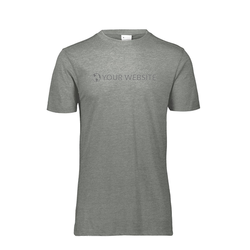 [FTSCUBGY-AS-LOGO2] Decker Men's Tri-Blend T-Shirt - Short Sleeve (Adult S, Gray, Logo 2)