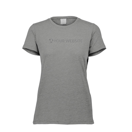 [FTSCUBGY-FAXS-LOGO2] Decker Women's Tri-Blend T-Shirt - Short Sleeve (Female Adult XS, Gray, Logo 2)